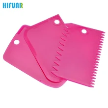 HIFUAR 3 шт./компл. Красочные Многофункциональный Пластик для края торта боковой скребок Высокое качество шпатели выпечки торта-Инструменты для тортов