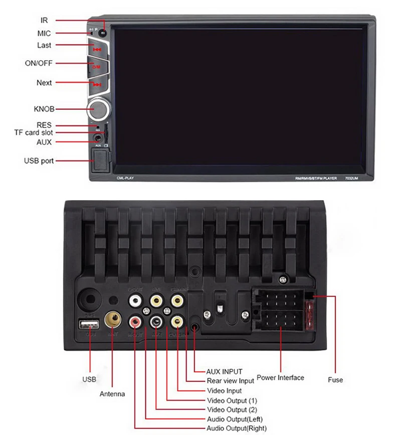 " HD Авторадио сенсорный экран Bluetooth автомобильный стерео MP5 камера заднего вида DVR дополнительно автомобильное радио для машины радио 2 Din мультимедийный плеер