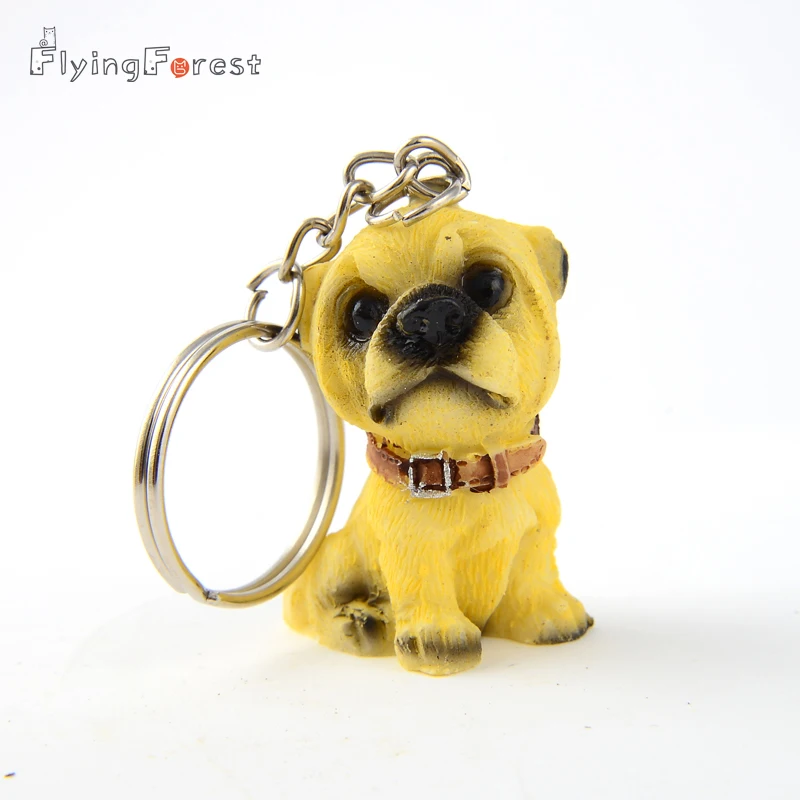 Buy Fashion Cute Cartoon Resin Dog Keychain Animal