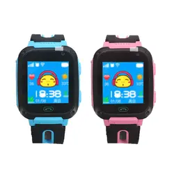 Анти-потерянные умные часы для детей камера с фонариком трекер SOS помощь для детей умные часы