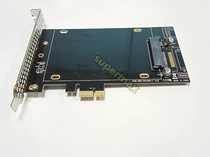 Speed PCI-e express SATA III SSD Adapter with SATA III port for MAC PRO 08-12/OSX 10.8-10.12/MP3.1-5.1 - Цвет: Черный