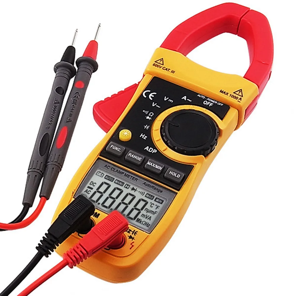 Professional Multifunction Digital AC/DC Clamp Meter Multimeter