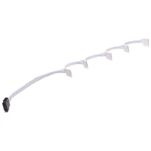 Высокое качество 1 шт. Практичный Прочный ПК сервер 4 контакта IDE Molex 1 до 5 SATA кабель питания адаптер сплиттер кабель 18AWG белый