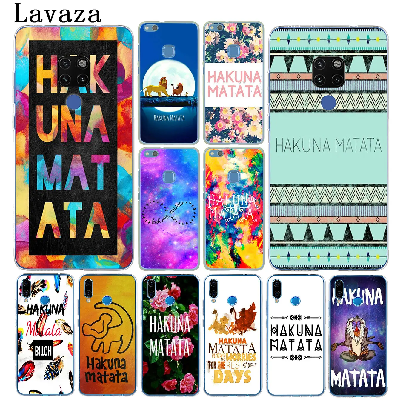 Твердый чехол для телефона Lavaza hakuna matata The Lion King Huawei Mate 30 10 20 Pro Lite Y6 Prime Nova 5I 4 3i 3 2i 2 |