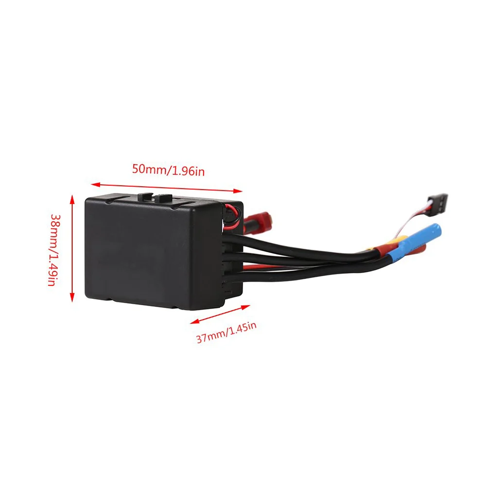 9T 4370 KV 10T 3930KV 4 Poles Sensorless Brushless Motor Waterproof 60A Sensorless Brushless ESC for Model 110 RC Car Boat (13)
