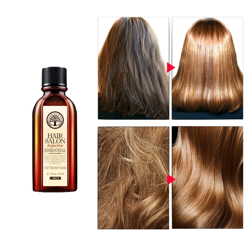 

Moroccan Argan Oil Prevent Hair Loss Product Hair Growth Essential Oil Hair Care Nursing 60ml Increase the Gloss Repair Hair