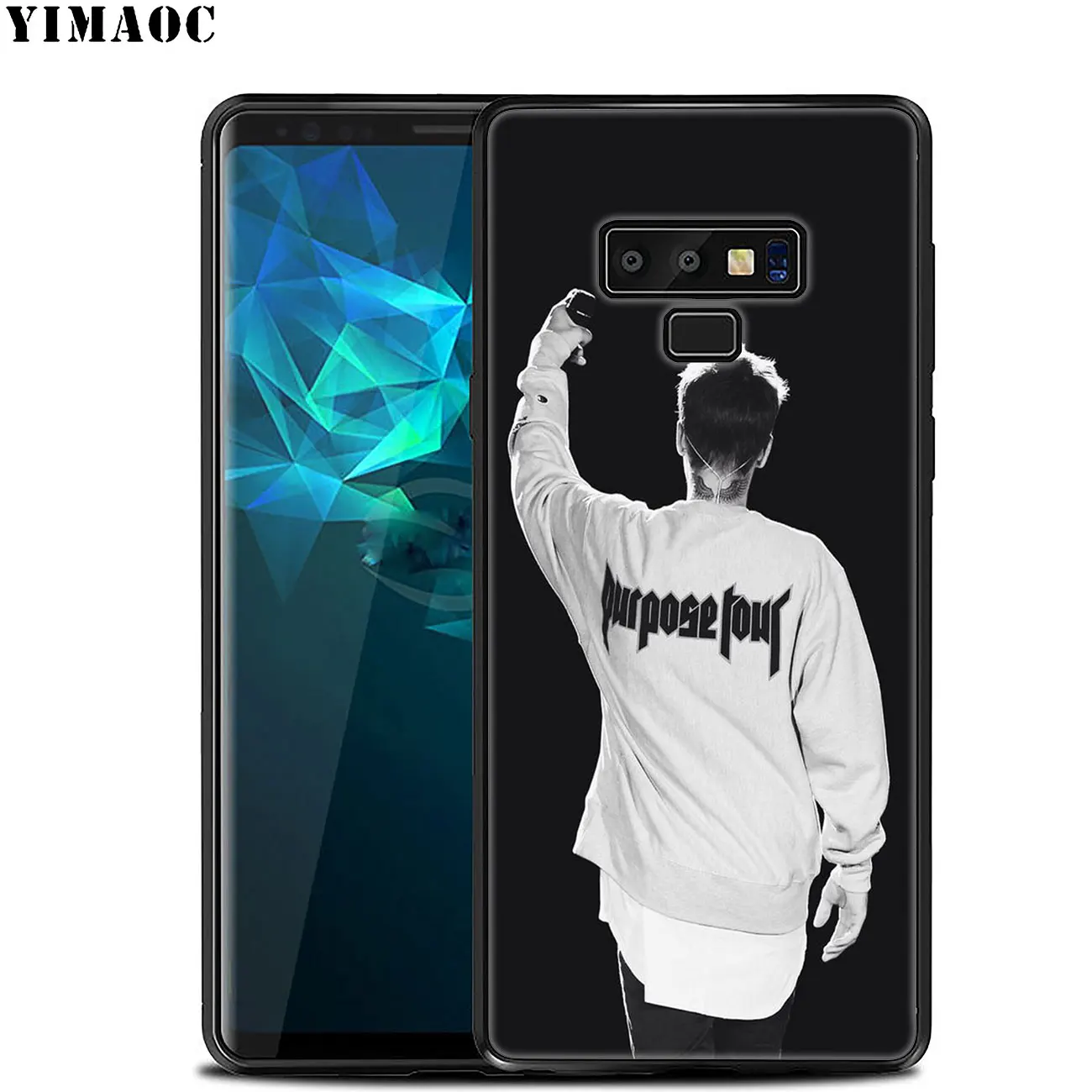 YIMAOC Justin Bieber Soft Silicone Phone Case for Samsung Galaxy A6 Plus A9 A8 A7 2018 A3 A5 2016 2017 Black Note 9 8 Cover