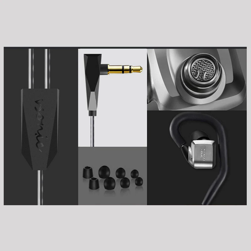 VSONIC GR07Classic Earphone - Enhanced Bass, Low Impedance, Dynamic Noise Isolation - HIFI image 4
