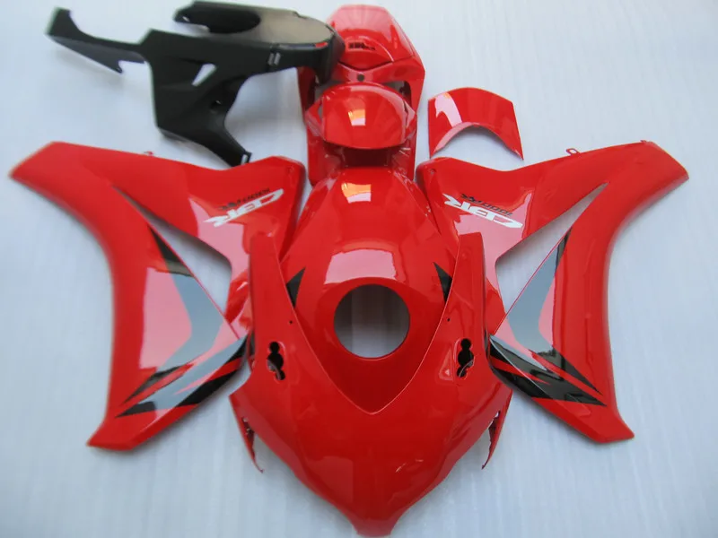 

Injection mold Fairing kit for HONDA CBR1000RR 08 09 10 11 CBR 1000RR 2008 2009 2011 ABS hot red Fairings set+7gifts HH02