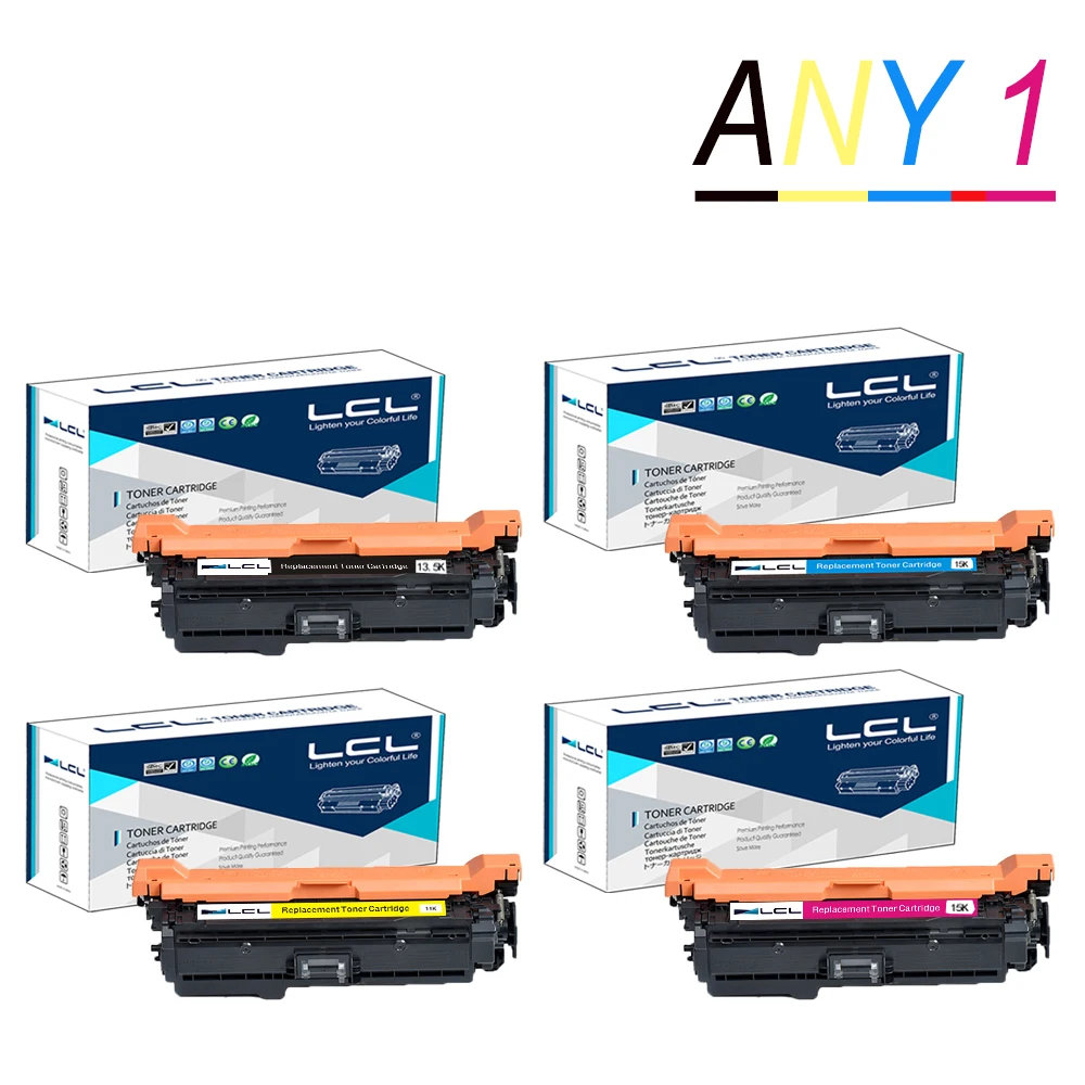 Any 1 LCL 650A CE270A CE271A CE272A CE273A (1 Pack) Toner Cartridge ...