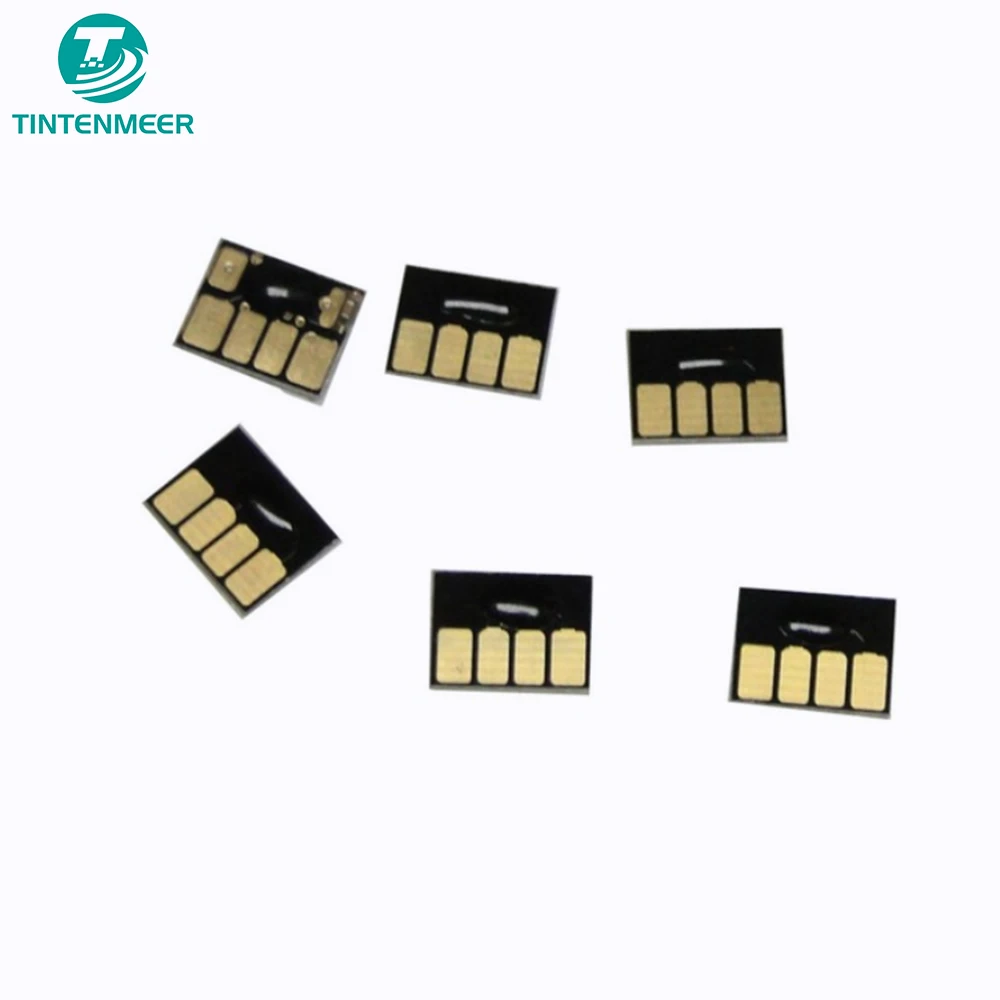 

TINTENMEER excellent quality Refillable cartridge Auto reset chip 6 color as set compatible for HP 72 to T1100 T610 T790 T1200