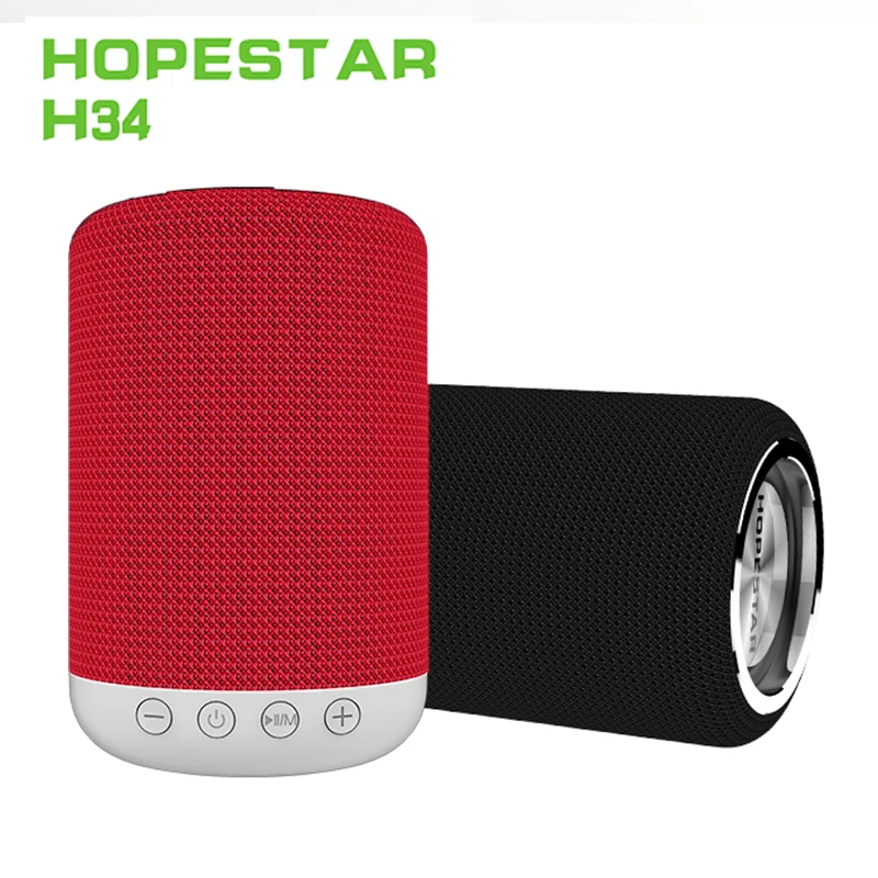 HOPESTAR H34 Мини Bluetooth динамик Портативный беспроводной водонепроницаемый Handfree громкоговоритель стерео MP3-плеер Поддержка USB TF FM AUX