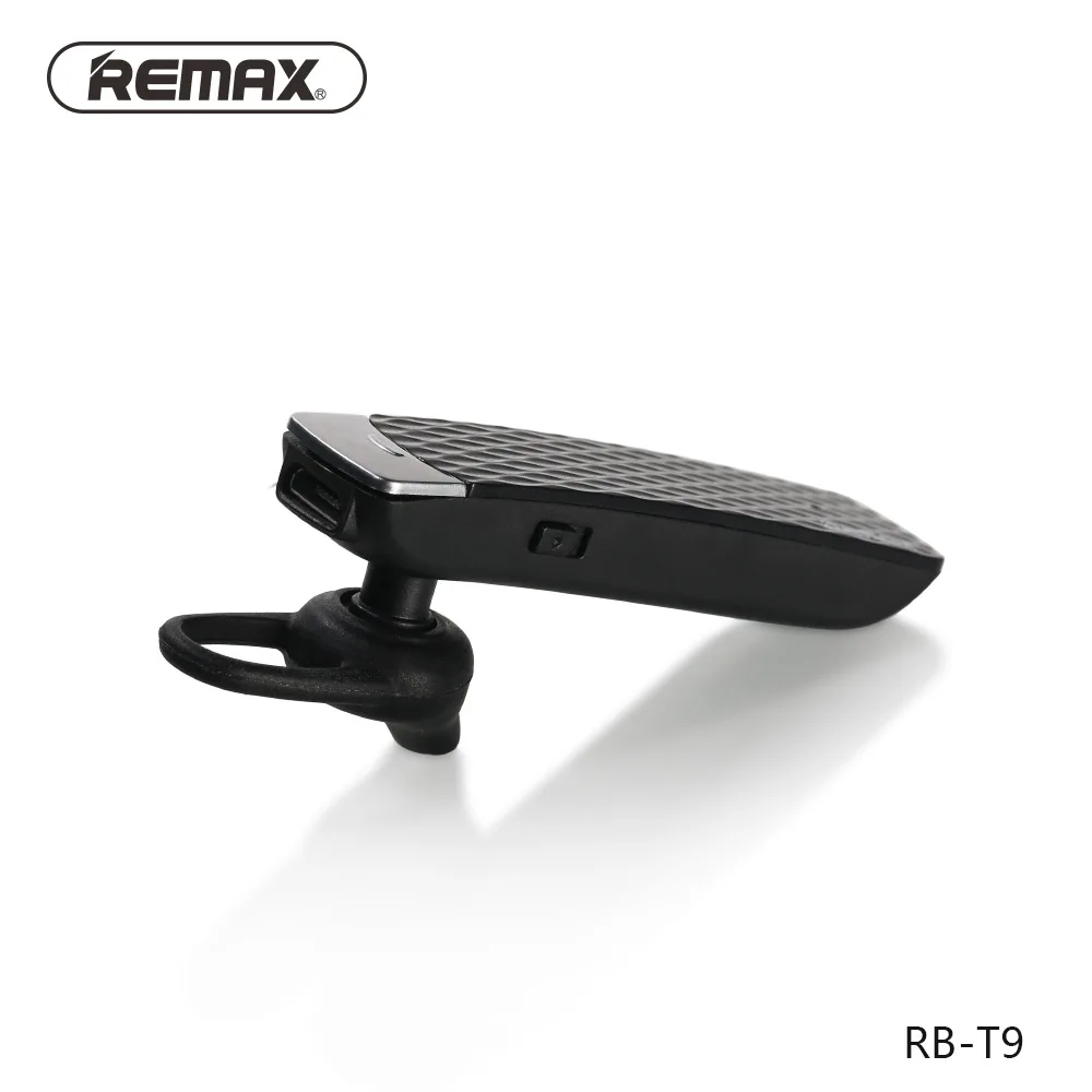 remax RB-T9 беспроводной Bluetooth бизнес автомобиль музыка гарнитура Поддержка китайский, английский, французский, испанский четыре голосовые подсказки