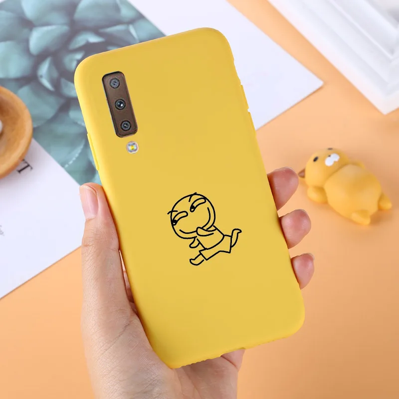 For Samsung Galaxy A7 2018 Case Silicone TPU Cover Phone Case For Samsung A7 A8 A6 Plus J4 J6 J8 2018 S7Edge S8 S9Plus Case Soft