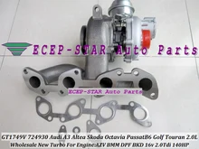 GT1749V 724930 724930-0004 03G253010J 03G253014H Turbo For AUDI A3 Skoda Octavia VW Passat B6 Golf Touran AZV BMM BKD 2.0L TDI