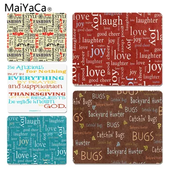 

MaiYaCa Vintage Cool English DIY Design Pattern Game mousepad Size for 18x22cm 25x29cm Rubber Mousemats