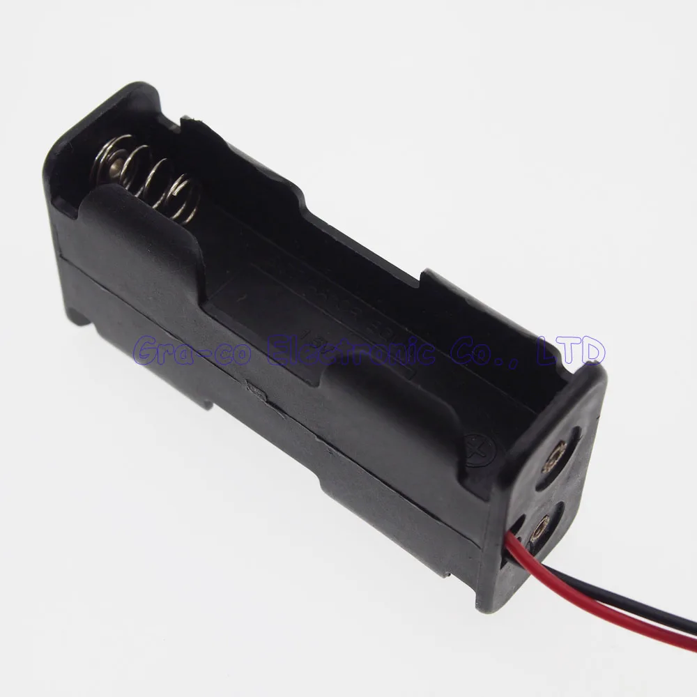 50pcs Double Layers 2 x 1.5V AA Battery Cover Case 2 pack AA Battery