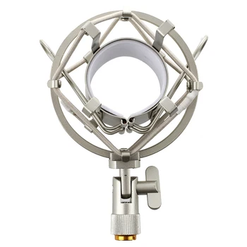 

Silver Metal miniphone Stand miniphone Shock Mount with Screws