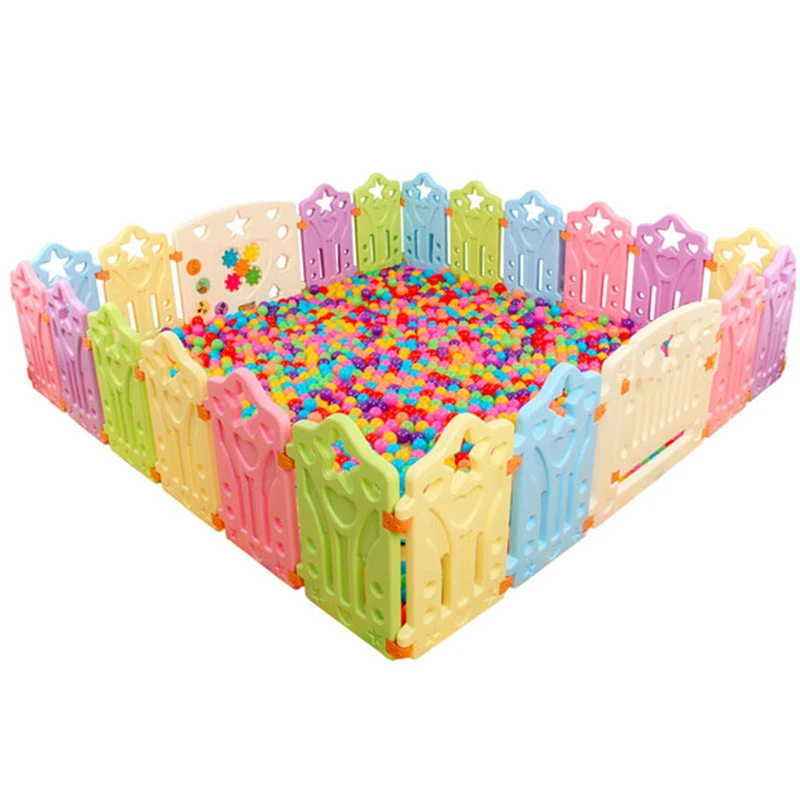 yaraca Kids Play Fence Indoor Baby Playpens Outdoor Children Activity Gear Environmental Protection EP Safety Play Yard