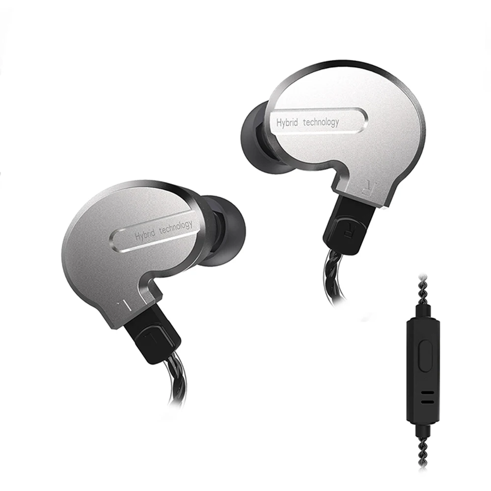 

BQEYZ KB1 Hybrid Drive In Ear Earphone 1BA+2DD 2Pin Detachable 0.78mm Jack Metal HIFI Headset DJ Monito Running Sport Earplug