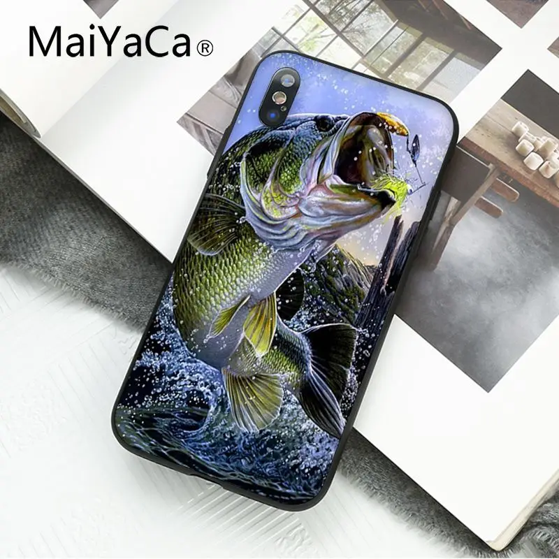 MaiYaCa охотничий рыболовный художественный чехол для телефона для iphone 11 Pro 11Pro Max 8 7 6 6S Plus X XS MAX 5 5S SE XR - Цвет: A10