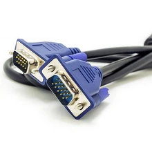 Кабель HD VGA папа-папа 3+ 5 Pin VGA D-Sub кабели видео соединительный кабель 1,5 м 1,8 м 3 м для компьютера проектор монитор HDTV экран