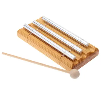

Wholesale 3PCS Energy Chime Three Tone with Mallet Exquisite Kid Children Musical Toy Percussion Instrument