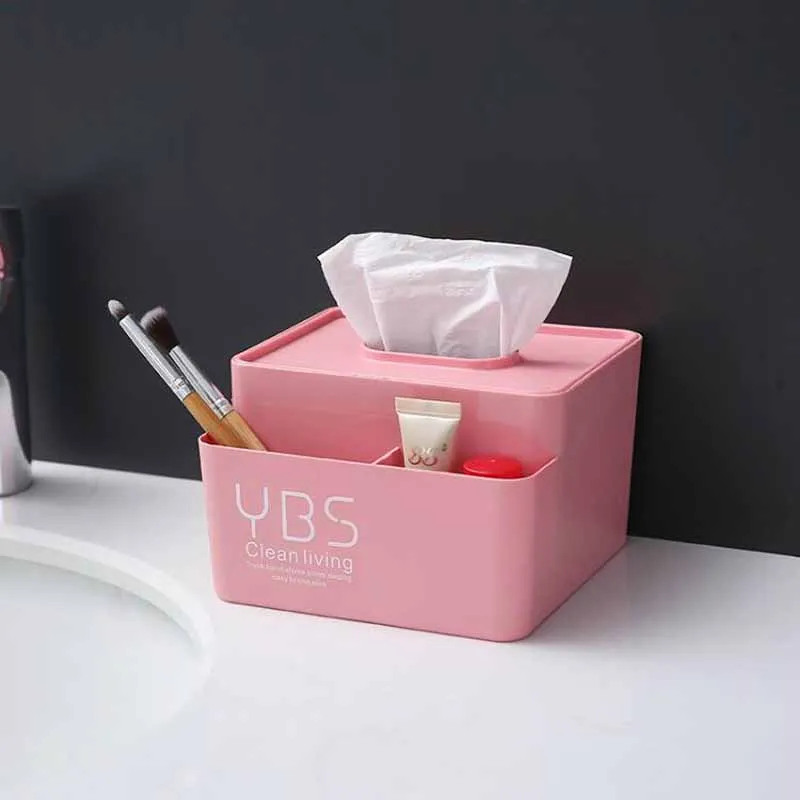 

Fashion PP Tissue Box Container Napkin Tissue Holder Paper Dispenser Family Tissue Holder Case For Office Home Decor