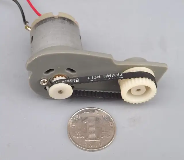 Timing Pulleys MXL belt DC geared motor DC motor drive mechanism DIY