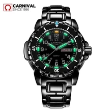 Relojes de buceo militares impermeables para hombre, cronógrafo de cuarzo, luminoso, tritio, marca de lujo, Suiza, saat, 200M