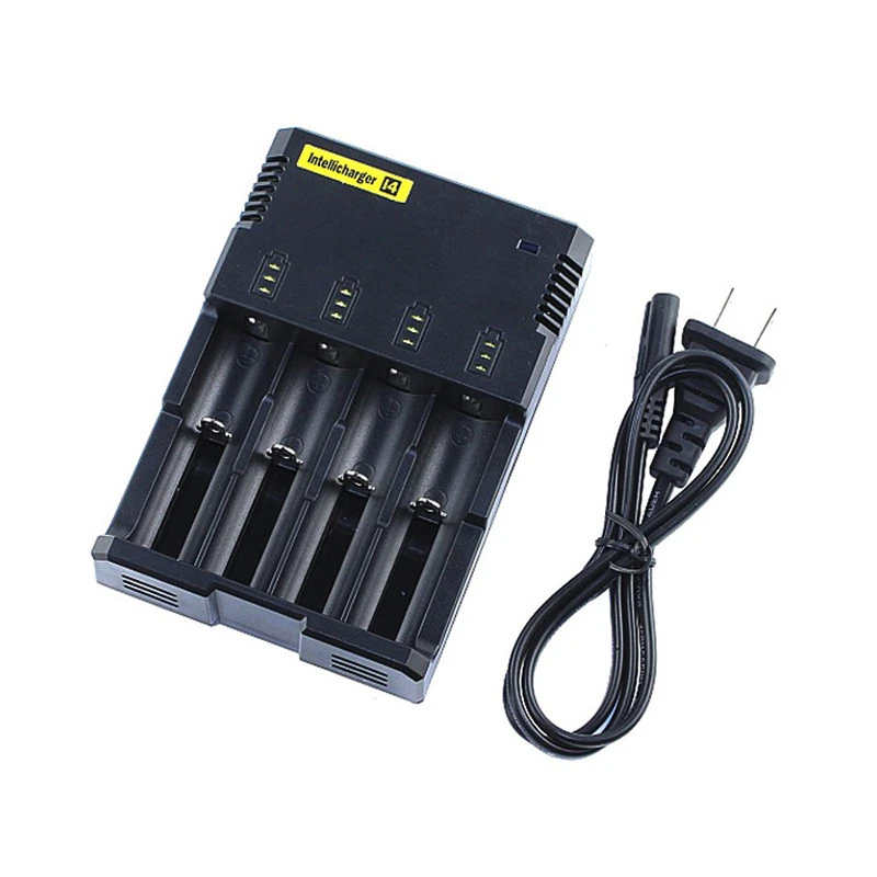 Новое универсальное зарядное устройство Nitecore i4x2 Intellicharge для li ion/NiMH RCR123A 26650 18650 AA/AAA