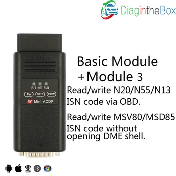 

YANHUA MIni ACDP+Module 3 for BMW FEM/BDC CAS1/2/3/CAS3+/CAS4/CAS4+DME ISN code reading Allkeylost via OBD or without soldering