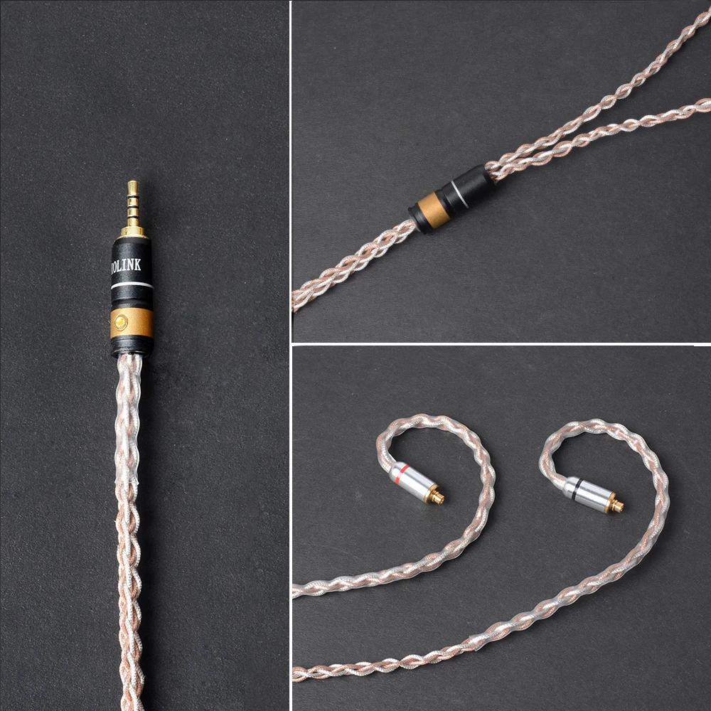 OKCSC 2.5MM Balanced Cable MMCX 8 Core DIY