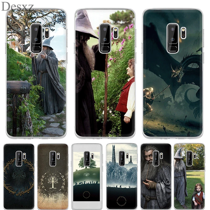 Чехол для телефона Lord Of The Rings Hobbit Gandalf мягкий чехол из ТПУ Samsung Galaxy S8 S9 Plus Note 8 9 S7 Edge |