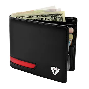 

1PCS Genuine Leather Car Drivers License Wallet for Tesla Model S Model X and Model 3 Credit Card Case