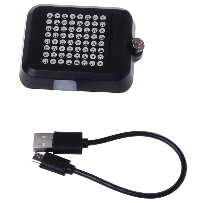 

Bicycle Tail Light Automatic Indicator Direction Warning Lamp USB Safety Cycling