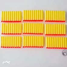 

7cm soft bullet plastic sucker warhead dart hollow hole head bullets darts for nerf blaster toy