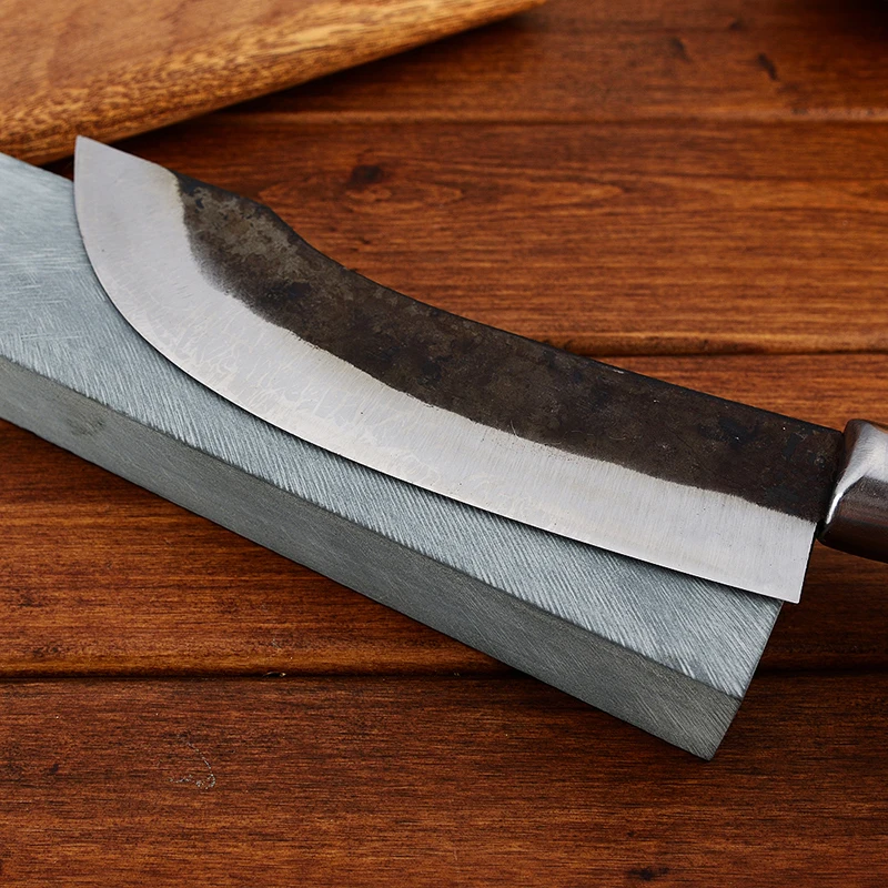 MISGA Free Shipping Kitchen Carbon Steel Kitchen Forged Boning Knife Spilt Meat and Bone Knife Butcher Slaughter Knife Cleaver