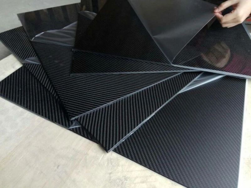 

1 PCS 2.0mm x 1m x 1m high composite hardness carbon fibre plate sheet for aircraft parts model material