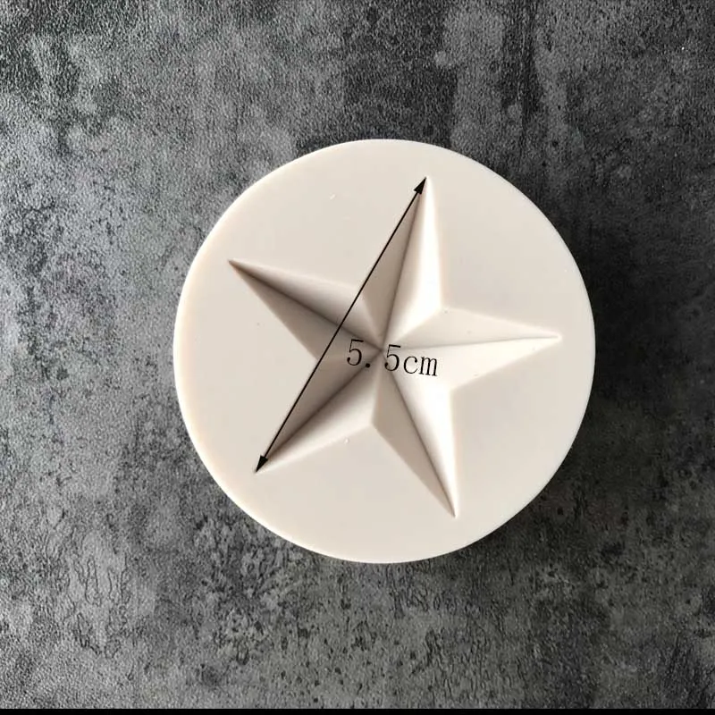 Aouke форма звезды силиконовая форма Gumpaste шоколад Fimo глина конфеты формы помадка торт инструменты D021* D024* D025