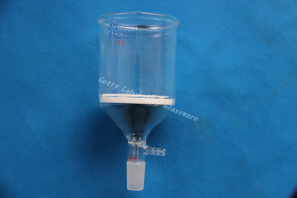 

500mL Buchner funnel, Filter Funnel, with C-Coarse filter, 24/29 joint,with 10mm hose (lab glassware)
