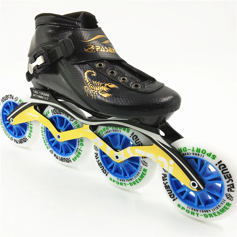 PASENDI Carbon fiber professional racing inline skate XZK2inline