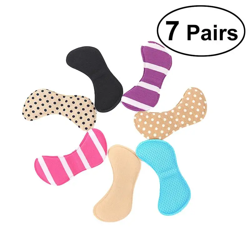 

7 Pairs Foot Care Abrasionproof Self Adhesive Foam Cushion Feet Pad Shoes Insert Sticker Calluses Irritation Blisters