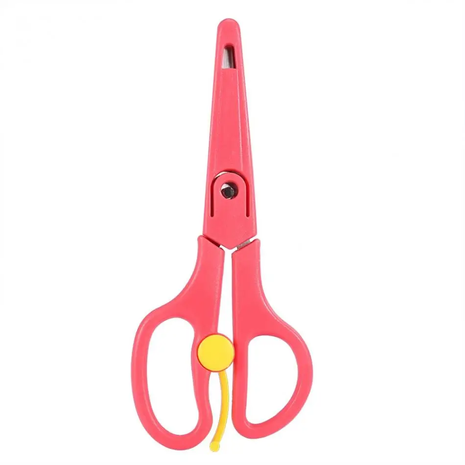 3 Color Baby Stainless Steel Food Scissors Supplement Tool Multi-function Food Vegetables Scissors PP handle slip-proof