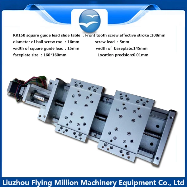

Manufacturers selling linear slide module work Uniaxial manipulator Front tooth screw slide table