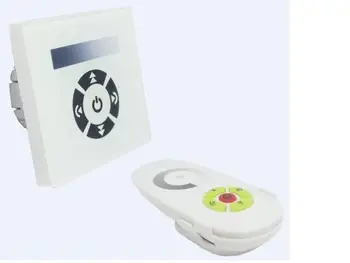 

TM062E;Europe Standard LED touch dimmer with remote controll;DC12-24V input;8A*1channel output