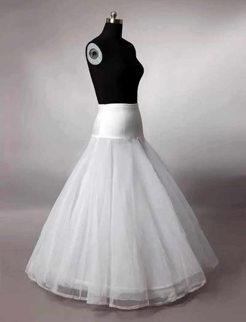 crinoline wedding gown