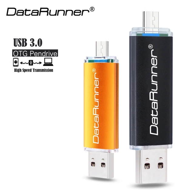Cheap DataRunner OTG USB Flash Drive Metal Pen Drive for Android Mobile/PC 16gb 32gb 64gb Usb Stick 3.0 Pendrive USB 3.0 Memory Stick Cheap DataRunner OTG USB Flash Drive Metal Pen Drive for Android Mobile/PC 16gb 32gb 64gb Usb Stick 3.0 Pendrive USB 3.0 Memory Stick