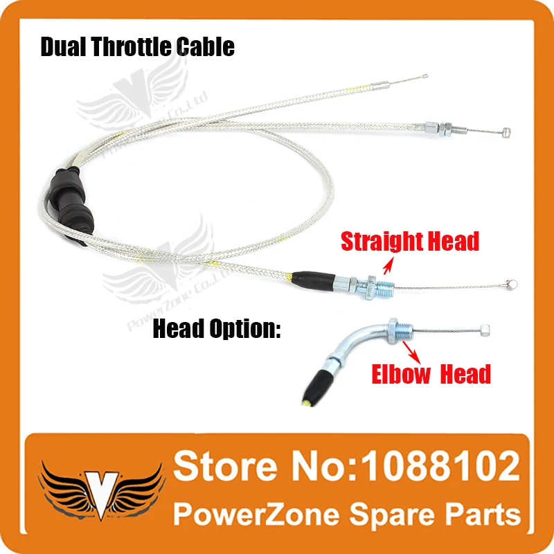 Dirt bike Unlimited Universal Dual Throttle Cable Mikuni KEIHIN VM24