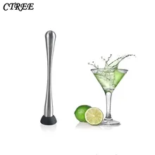 CTREE 1 шт. Коктейльная палочка для вина из нержавеющей стали фруктовые мадлеры Caipirinha Pestles палочки измельченный молоток для колки льда барные инструменты C82